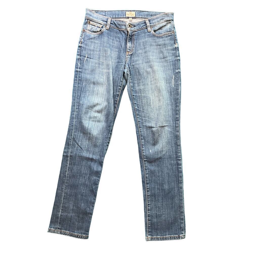 Fossil Long Live Vintage Straight Leg Jeans Light Wash Size 28